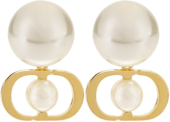 (Women) DIOR Ribales Letter Design Brass Earrings for Women - Gold. POIZON240621875 Buy (Women) DIOR Ribales Letter Design Brass Earrings for Women - Gold. POIZON240621875