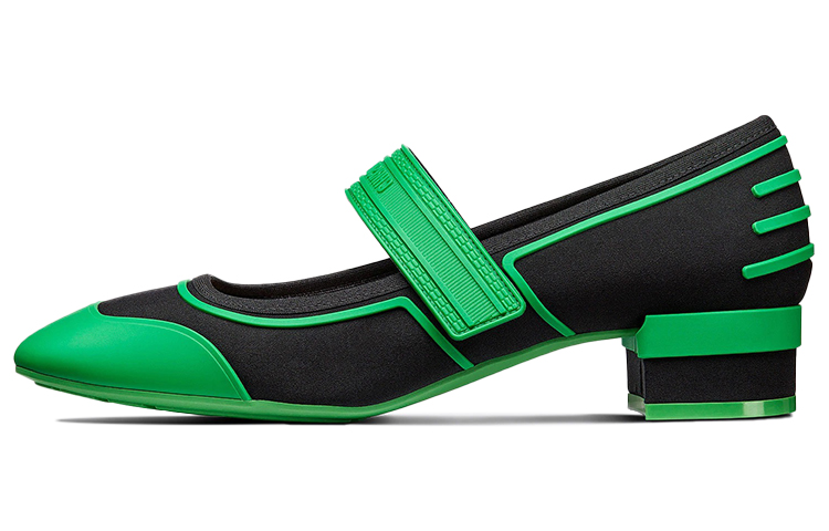 (Women) Dior Roller Low Heel 'Black Green Ballet' KCB732NER_S57X