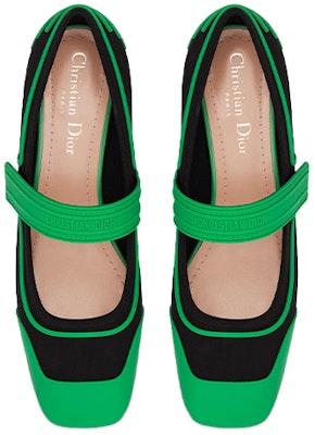 (W) Dior Roller Hak Rendah 'Black Green Ballet' KCB732NER_S57X Lookbook (W) Dior Roller Hak Rendah 'Black Green Ballet' KCB732NER_S57X