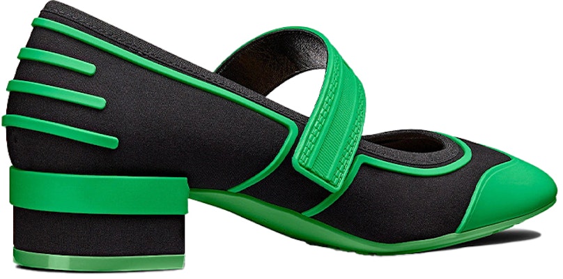(W) Dior Roller Hak Rendah 'Black Green Ballet' KCB732NER_S57X Shop (W) Dior Roller Hak Rendah 'Black Green Ballet' KCB732NER_S57X