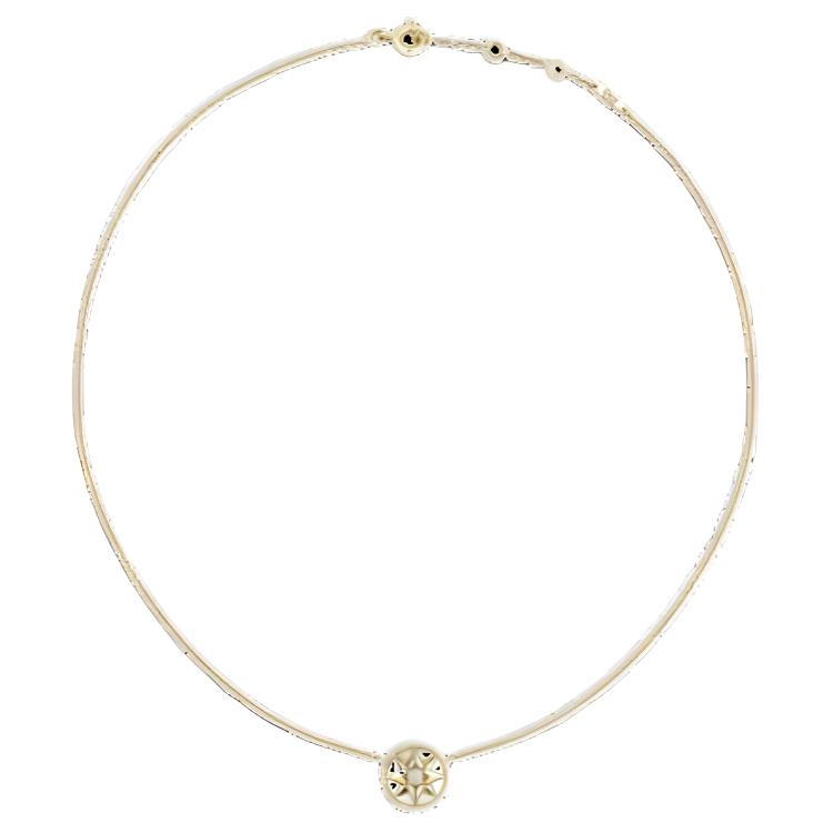 (Women) Dior Rose des Vents 18K Gold Diamond Mother of Pearl White Necklace Women JRDV95005-0000