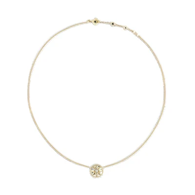 (Women) Dior Rose des Vents 18K Gold Diamond Mother of Pearl White Necklace Women JRDV95005-0000