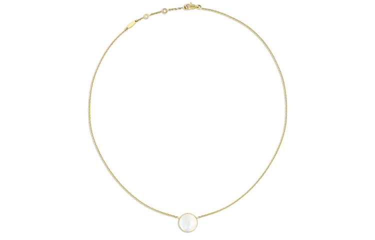 (Women) Dior Rose des Vents 18K Gold Diamond Mother of Pearl White Necklace Women JRDV95005-0000 圖 3