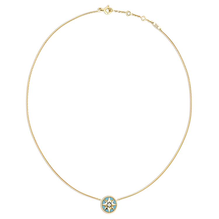 (Women) Dior Rose des Vents 18k Gold Diamond Necklace for Women JRDV95006-0000