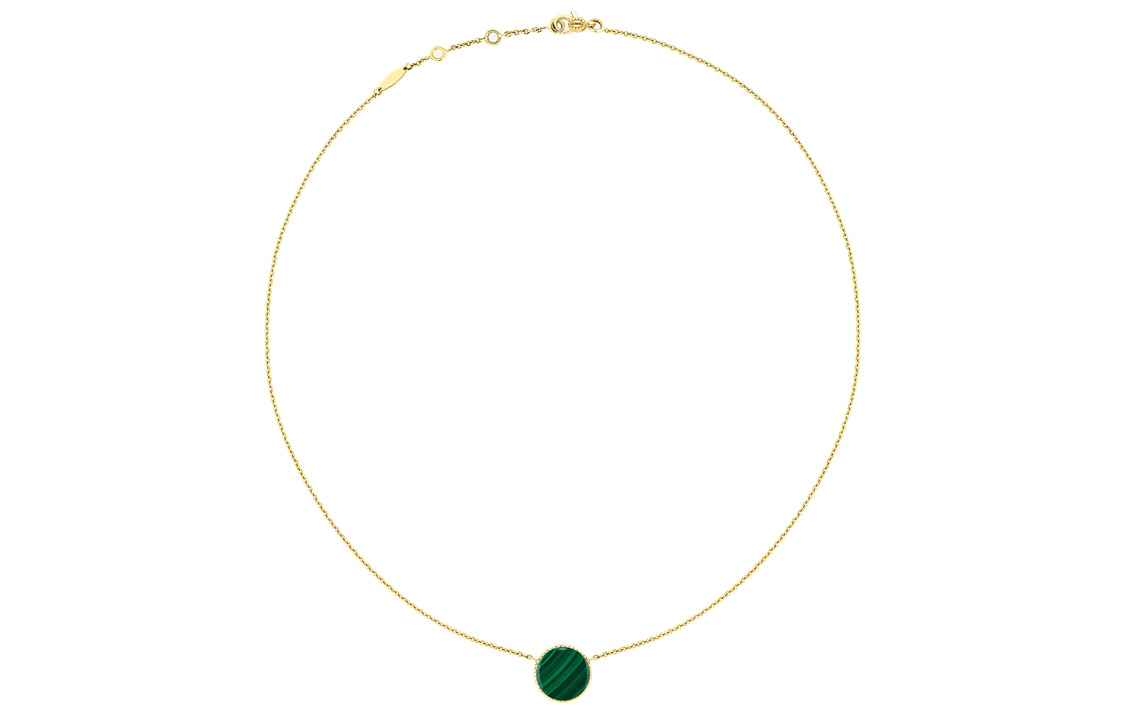 Purchase (W) Dior Rose Des Vents 黃金項鍊 配鑽石與孔雀石 - 女款款式 JRDV95051-0000