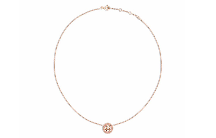 (Women) Dior Rose des Vents Pink 18K Gold Diamond Opal Necklace for Women JRDV95007-0000 圖 2