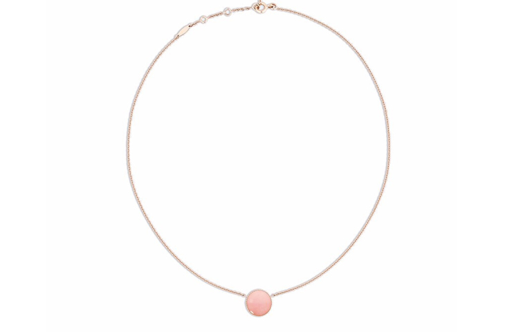 (Women) Dior Rose des Vents Pink 18K Gold Diamond Opal Necklace for Women JRDV95007-0000 圖 3