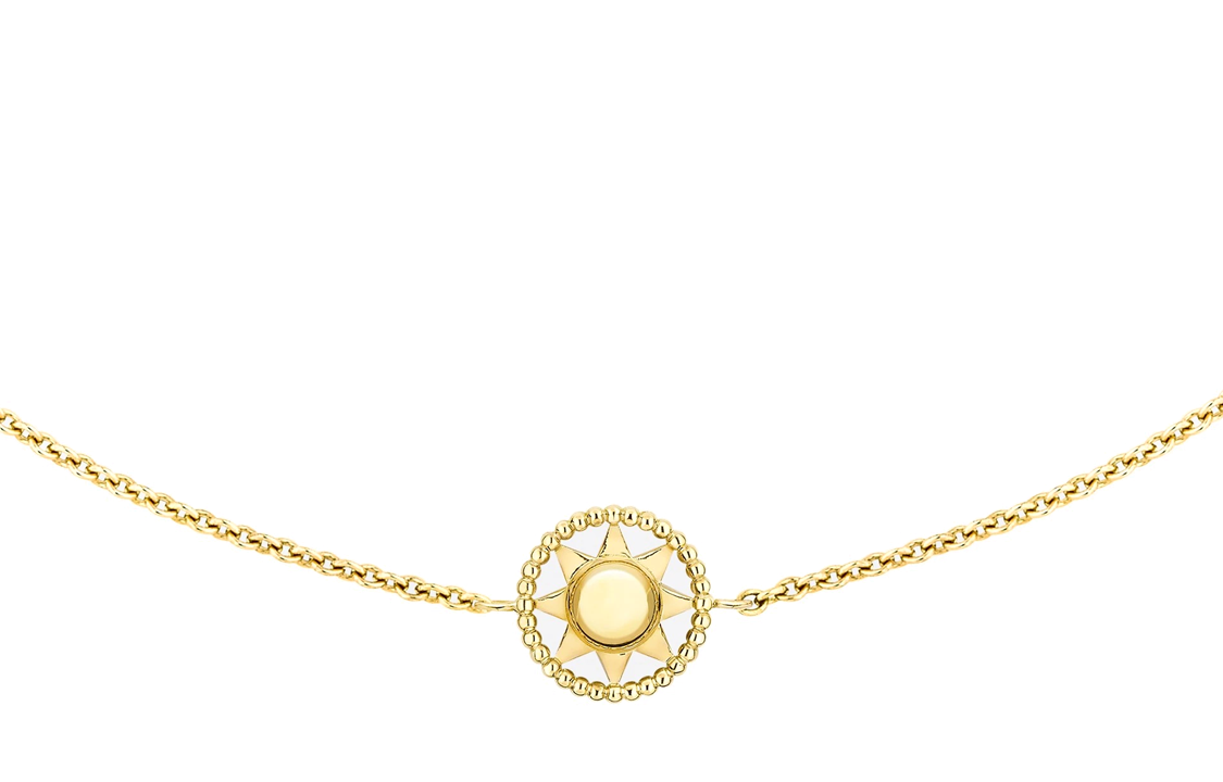 (Women) DIOR Rose des Vents XS Gold Diamond Necklace for Women. JRDV95137-0000 圖 3