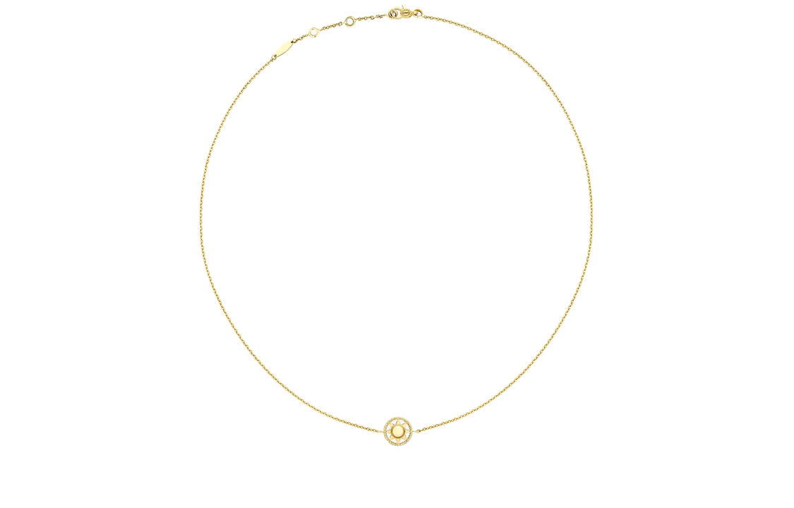 (Women) DIOR Rose des Vents XS Gold Diamond Necklace for Women. JRDV95137-0000 圖 5