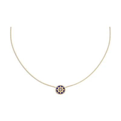 (Women) DIOR Rose Diamond 18K Gold Necklace for Women. JRDV95008_0000