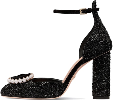 (Women) Dior Rose Leather Square-Toe Comfort Block High Heels 'Black' KCV159CST_S05X Buy (Women) Dior Rose Leather Square-Toe Comfort Block High Heels 'Black' KCV159CST_S05X