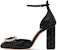 (Women) Dior Rose Leather Square-Toe Comfort Block High Heels 'Black' KCV159CST_S05X