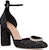 (Women) Dior Rose Leather Square-Toe Comfort Block High Heels 'Black' KCV159CST_S05X