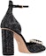 Shop (Women) Dior Rose Leather Square-Toe Comfort Block High Heels 'Black' KCV159CST_S05X