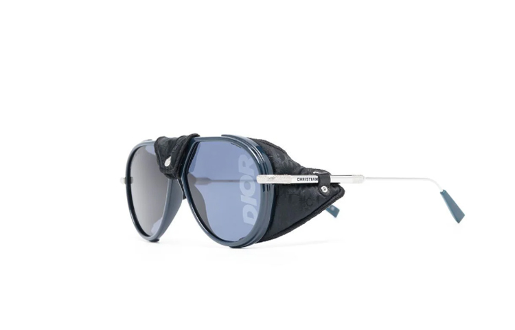 (Women) DIOR Round Acetate Frame Blue  Sunglasses with Logo Detailing. DIORSNOWA1I30B8 圖 3