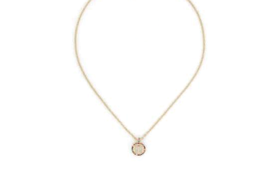 (Women) DIOR Round Pendant Gold Metal Necklace for Women - Gold. N2239WOMCYD01X