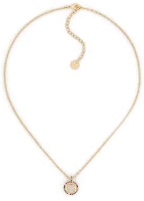 (Women) DIOR Round Pendant Gold Metal Necklace for Women - Gold. N2239WOMCYD01X Lookbook (Women) DIOR Round Pendant Gold Metal Necklace for Women - Gold. N2239WOMCYD01X