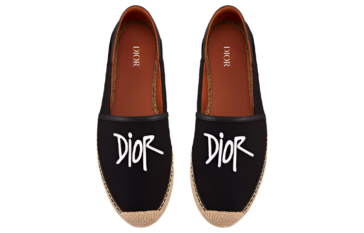 Lookbook (W) Dior Sepatu Slip-On Hitam 'Fisherman' Bulat 3SA088ZBM_H960