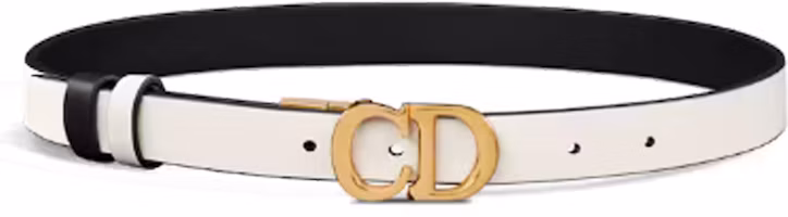 Shop (W) Dior Saddle CD 黑色皮革腰帶 - 2公分寬。 B0335CWGA-M911