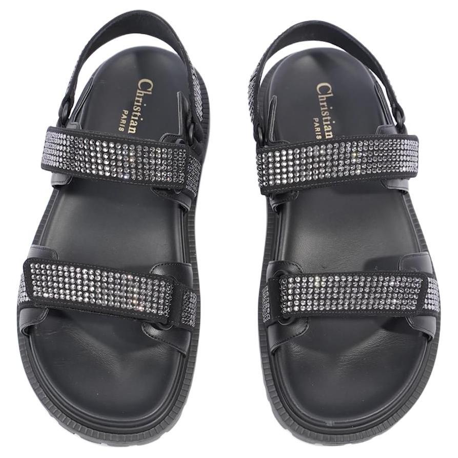 Shop (W) Sandal Dior 'Hitam' KCQ567NNP_S55X
