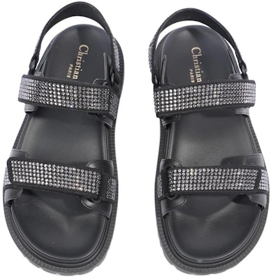 (W) Sandal Dior 'Hitam' KCQ567NNP_S55X Shop (W) Sandal Dior 'Hitam' KCQ567NNP_S55X