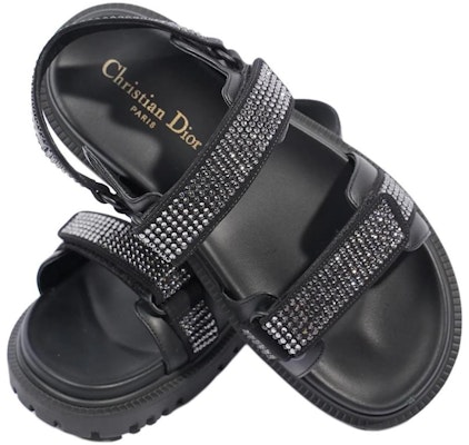 (W) Sandal Dior 'Hitam' KCQ567NNP_S55X Details for (W) Sandal Dior 'Hitam' KCQ567NNP_S55X