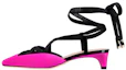 Buy (W) Dior Satin À Lacets Talon Épais Carré 4cm ''Rose'' KCV049SGG_S65P
