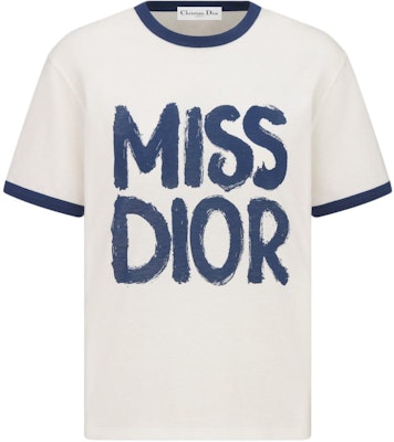 (Women) DIOR Seven Tanabata FW24 Blue Logo Crewneck Casual T-Shirt. 453T40A4554-X5805 Order (Women) DIOR Seven Tanabata FW24 Blue Logo Crewneck Casual T-Shirt. 453T40A4554-X5805