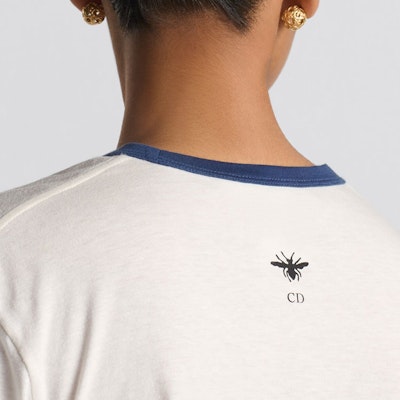 (Women) DIOR Seven Tanabata FW24 Blue Logo Crewneck Casual T-Shirt. 453T40A4554-X5805 Purchase (Women) DIOR Seven Tanabata FW24 Blue Logo Crewneck Casual T-Shirt. 453T40A4554-X5805