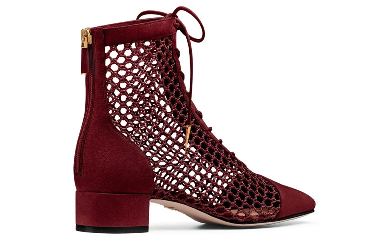 Shop (W) Bota Corta Dior 'Burdeos Cut-Out' KDI492SUR_S33R