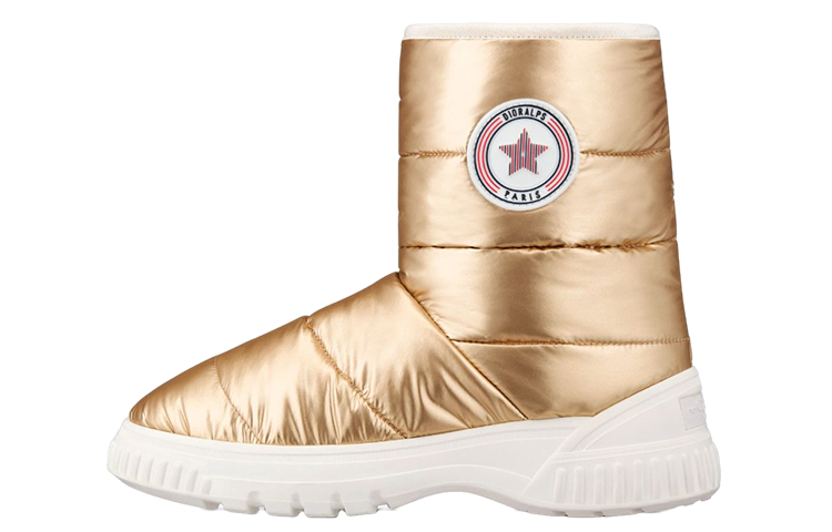 (Women) Dior Short Boot 'Gold Frost Logo' KCI813PLF_S71K