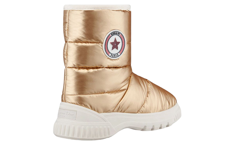 (W) Dior Short Boot 'Gold Frost Logo' 圖 3