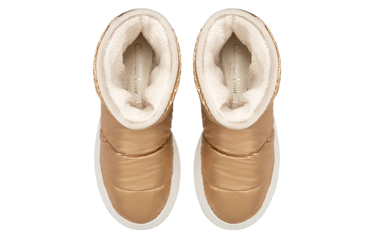 (W) Dior Short Boot 'Gold Frost Logo' 圖 4