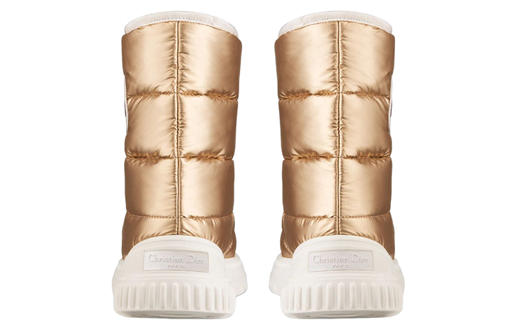 (W) Dior Short Boot 'Gold Frost Logo' 圖 5