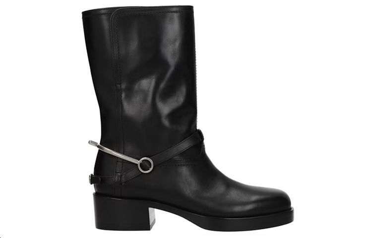 (W) Dior Short Boots 'Black Punk Fashion' 圖 2