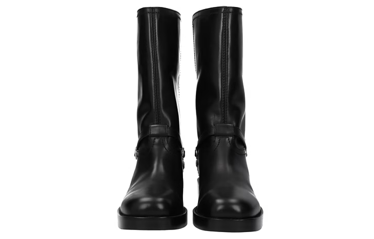 (W) Dior Short Boots 'Black Punk Fashion' 圖 3