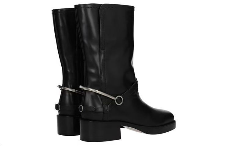 (W) Dior Short Boots 'Black Punk Fashion' 圖 5