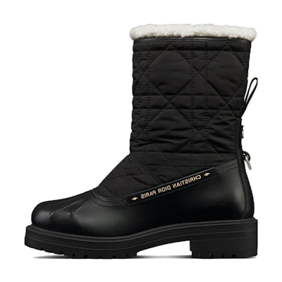 (W) Dior Short Snow Boots 'Warm CMFTable Black'