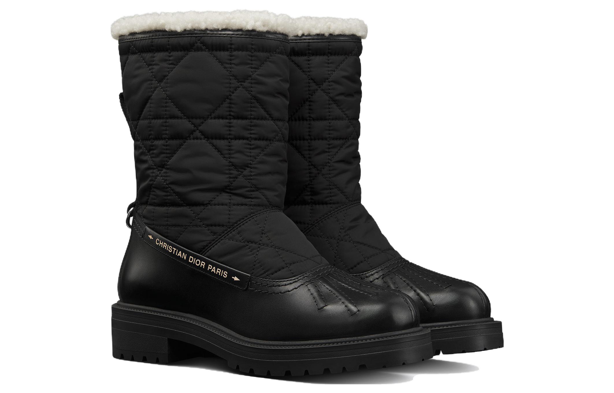 (W) Dior Short Snow Boots 'Warm CMFTable Black' 圖 3