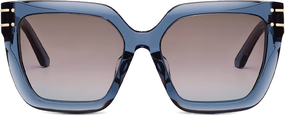 (W) ディオール シグネチャー S10F スクエアフレーム ブルー サングラス. SGTS10FXR-30F2 Lookbook (W) ディオール シグネチャー S10F スクエアフレーム ブルー サングラス. SGTS10FXR-30F2