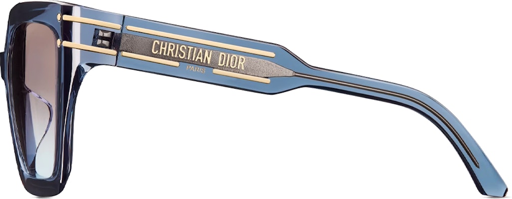 (W) ディオール シグネチャー S10F スクエアフレーム ブルー サングラス. SGTS10FXR-30F2 Shop (W) ディオール シグネチャー S10F スクエアフレーム ブルー サングラス. SGTS10FXR-30F2