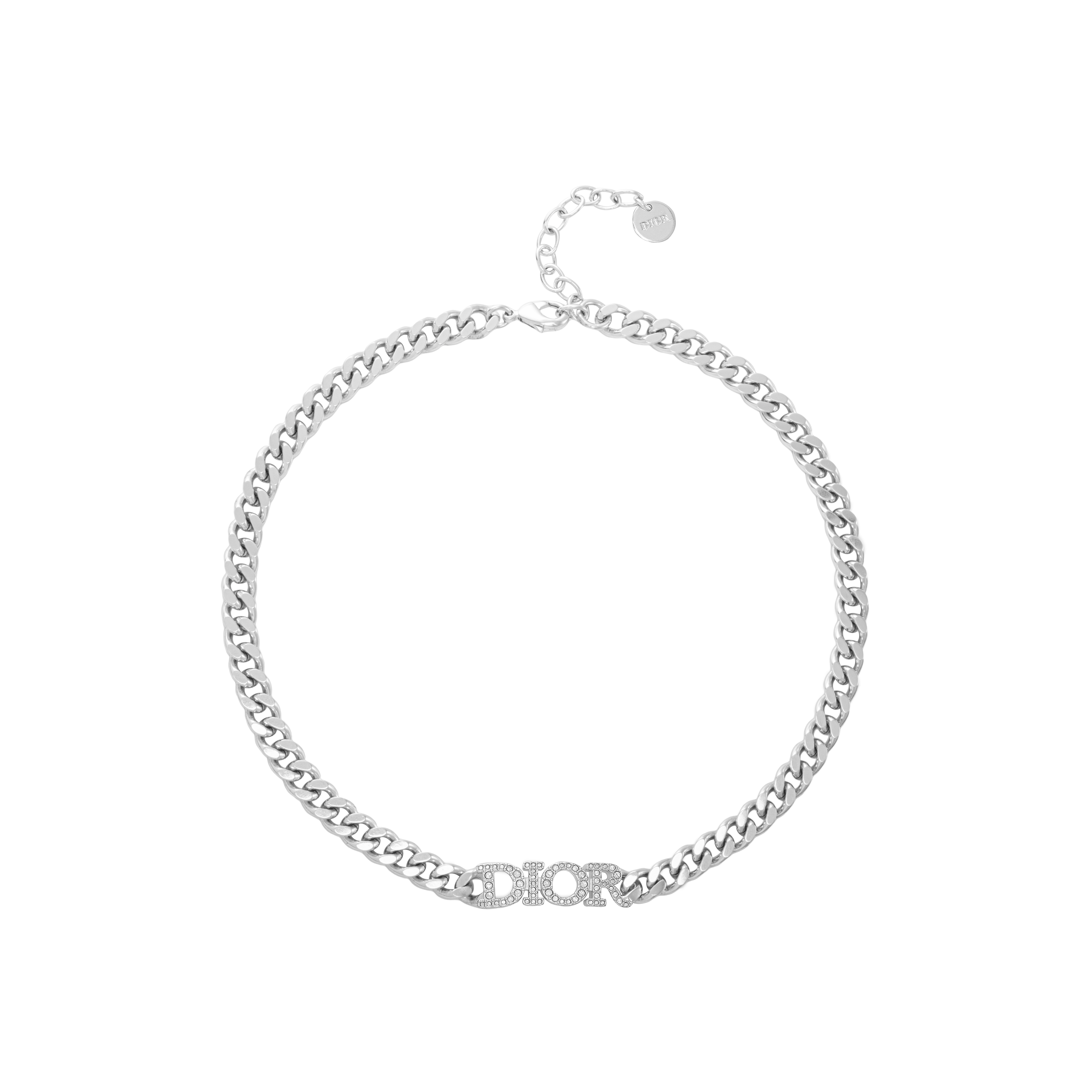 (Women) Dior Silver Chain Link Necklace for Women N1583DVOCY-D13S 圖 2