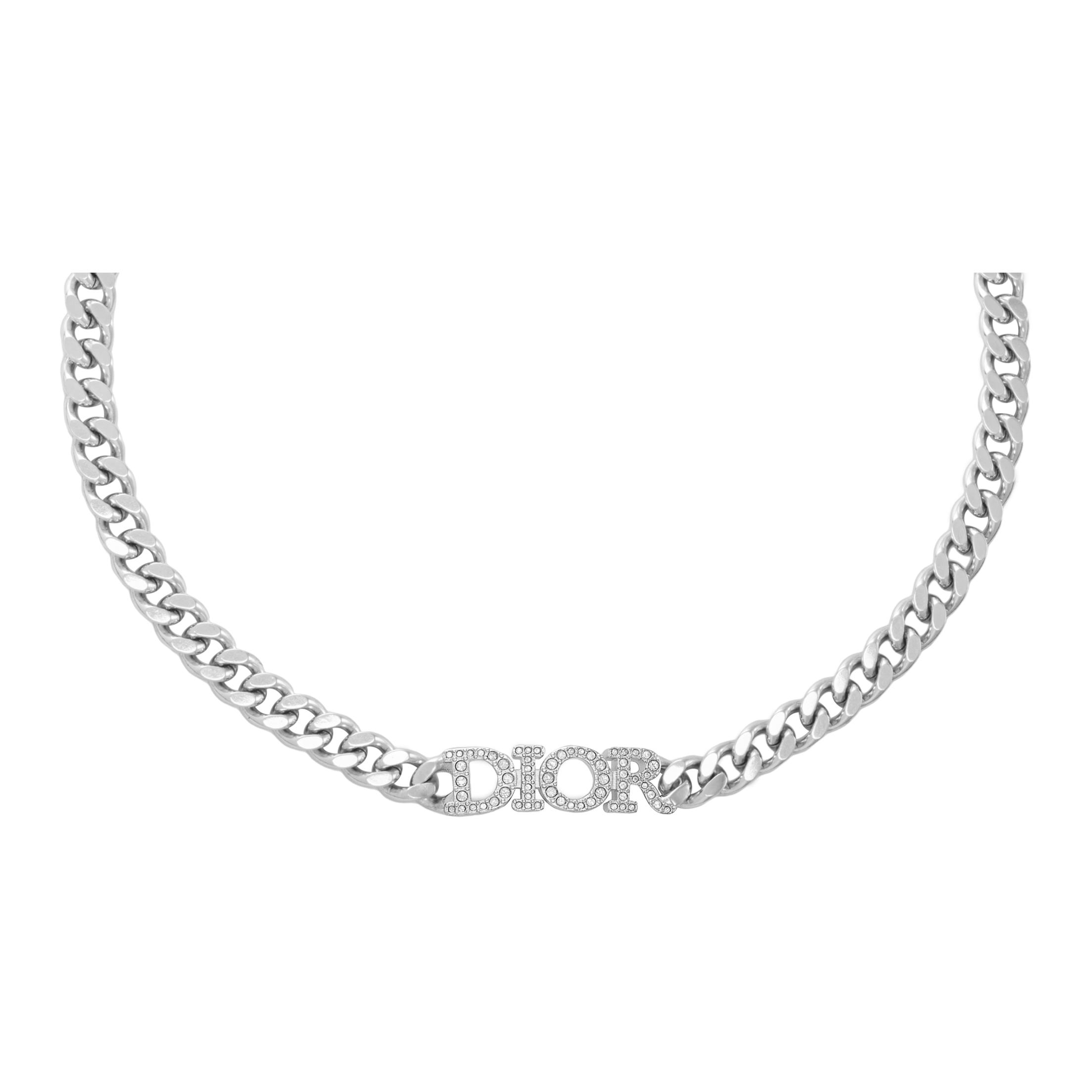 (Women) Dior Silver Chain Link Necklace for Women N1583DVOCY-D13S 圖 3