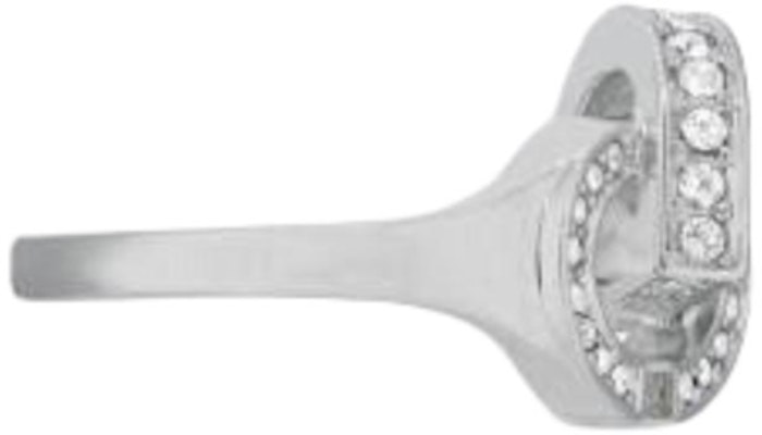 (W) Cincin Wanita DIOR Perak Kristal Metal dengan Logo CD. R1551WOMCYD13S Shop (W) Cincin Wanita DIOR Perak Kristal Metal dengan Logo CD. R1551WOMCYD13S