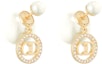 Order (Women) DIOR Silver Gray Elegant Earrings E1941TRICY-D03S