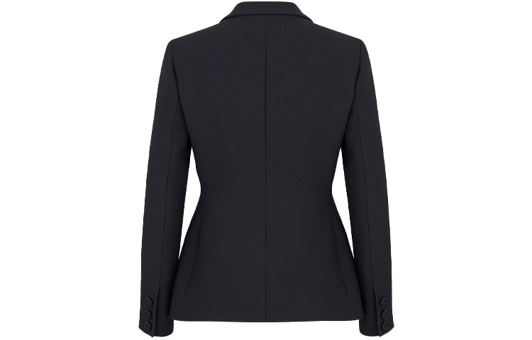 Lookbook (Women) DIOR Single-Breasted Blazer with Pockets Black 841V01A1166-X9000