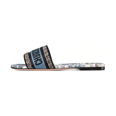 (W) Dior Slide 'Blue Logo'