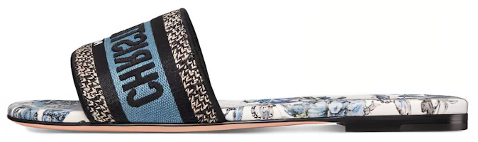 (Women) Dior Slide 'Blue Logo' KCQ209TMX_S60W (Women) Dior Slide 'Blue Logo' KCQ209TMX_S60W