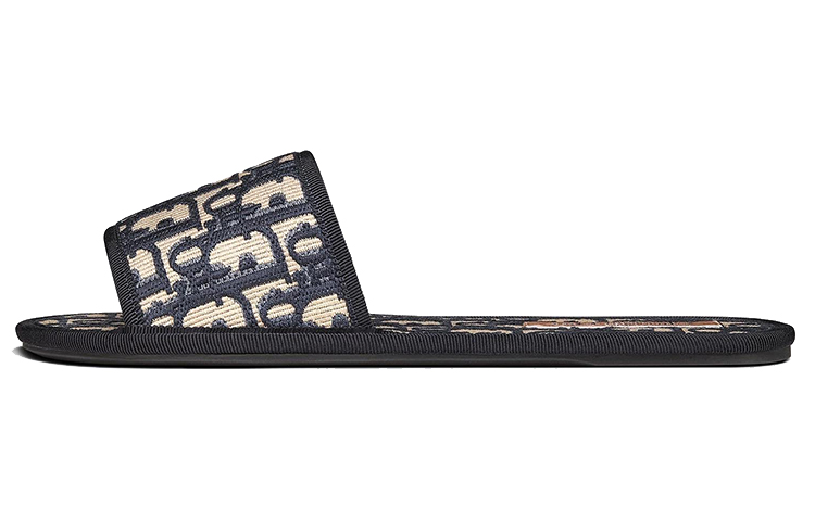 (Women) Dior Slide 'Chez Moi Deep Blue' KCQ491OBE_S56B