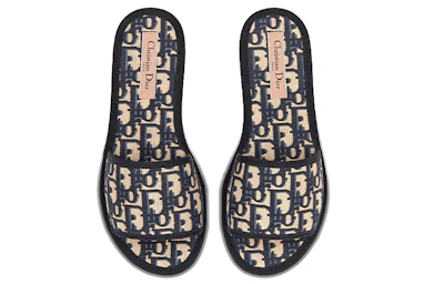 (Women) Dior Slide 'Chez Moi Deep Blue'